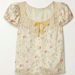 Doen Silk Lace Top